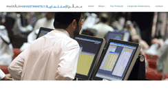 Desktop Screenshot of massalehinvest.com